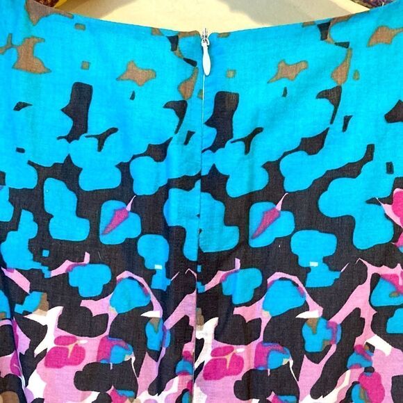 Kensie Abstract Floral Print Dress Size Large - Picture 7 of 8